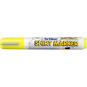 Artline Ekt2 Shirt Marker - Fluoro Yellow