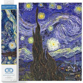 DIAMOND DOTZ ® - Irises (Van Gogh), Partial Drill, Round Dotz, 22"x28", Van Gogh Diamond Painting, Van Gogh Diamond Art, Van Gogh, Van Gogh Paint by Number