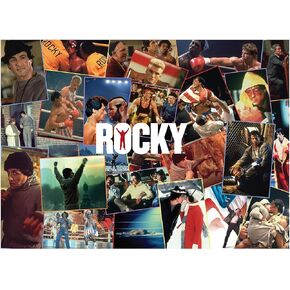 Rocky Movie Collage 1000-Piece Jigsaw Puzzle | Fun Brain Teaser, Toys & Games | 28 x 20 Inches