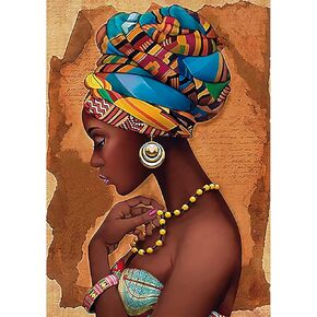 Jigsaw Puzzles 1000 Pieces Wooden Puzzles for Adults - African American Puzzles - Large Wooden Puzzles Kids Educational Game Toy Gift Decorate 30x20 Inch