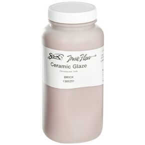 Sax True Flow Gloss Glaze, Brick, 1 Pint - 1300251
