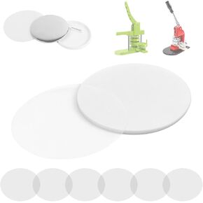 200 PCS 85mm Clear Film, Plastic Film for Button Maker Machine 75mm/3 inch