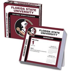 TURNER SPORTS Florida State Seminoles 2024 Box Calendar (24998053006)
