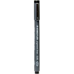 Staedtler Pigment Liner 0.05 mm black [Pack of 5] (60471-PK5)