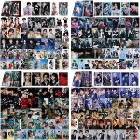 4 عبوات/220 قطعة من بطاقات الصور الفوتوغرافية للأطفال الضالة، بطاقات لومو للأطفال الضالة، بطاقات تهنئة للمجموعة (أخضر) in Kuwait