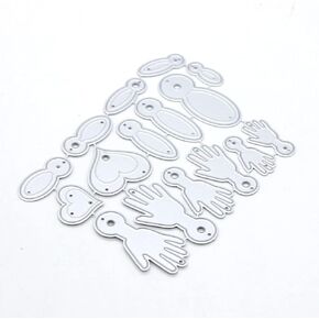 KSCRAFT Swing Tabs Metal Cutting Dies Stencils for DIY Scrapbooking/Photo Album Decorative Embossing DIY Paper Cards