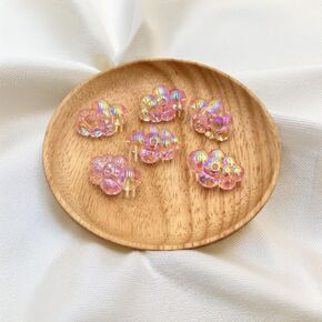 Bubble Clusters - 10 Pk,1:6 Scale Bubbles for Miniature Dollhouse Bath Tub Model, Zen Garden or Fairy Beach - Acrylic Beads for Jewelry Crafts (Blue)