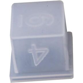 1pc DIY Silicone Resin Casting Molds Crystal Epoxy Mold Dice Fillet Shape Multi-spec Digital Dice Molds Game Silicone Mould