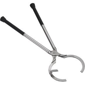uxcell 18" Melting Crucible Tongs Melting Furnace Tongs for 3 KG Graphite Crucibles Gold Silver Copper Metal Melting Casting Tool
