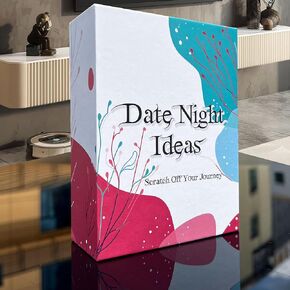 82 Date Ideas for Couples Date Night, Scratch Off Date Night Card Games with Exciting Ideas for Couple, Romantic Newlywed and Wedding Anniversary Couples Ideas, Girlfriend, Boyfriend, Wife or Husband