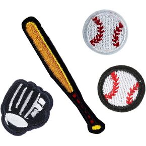 Baseball Embroidered Patch for Clothing Iron on Sew Applique Fabric Patch Clothes Badge Garment DIY Apparel Accessories