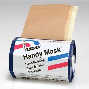 U.S. Chemical & Plastics Handy Mask Hand Masking Tape & Paper 15 Refills