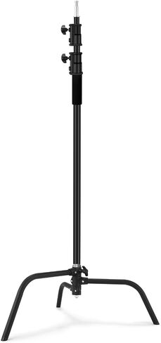 Soonpho 2 Packs Heavy Duty C-Stand Kit,Stainless Steel Photography Light Stand Base,Adjustable 5-10.8 feet Sturdy Tripod for Studio Softbox, Monolights, Reflector, Umbrella in Saudi Arabia
