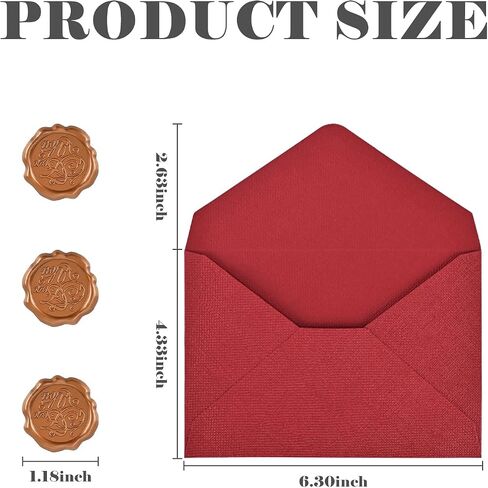 BAYTORY 18Pcs 4 x 6 Greeting Card Envelopes Set, Aesthetic Invitation Envelopes, Vintage Envelope for Weddings, Birthday, Graduation, Christmas (Multicolor) in Kuwait