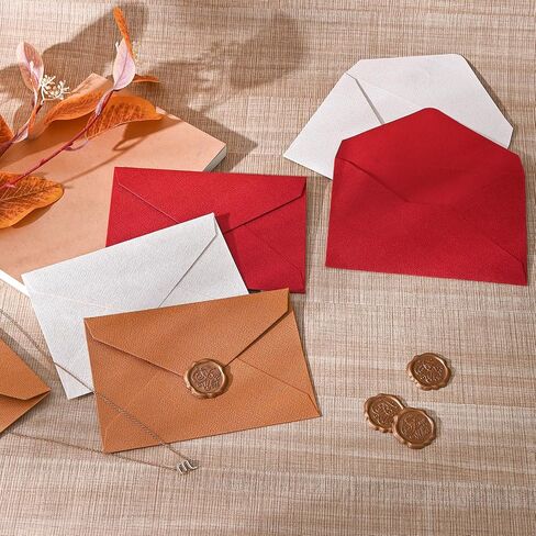 BAYTORY 18Pcs 4 x 6 Greeting Card Envelopes Set, Aesthetic Invitation Envelopes, Vintage Envelope for Weddings, Birthday, Graduation, Christmas (Multicolor) in Kuwait