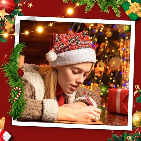 Yeaqee 24 Pcs Christmas Ballpoint Pens with Black Ink Stylus Tip Novelty Funny Pens with Greeting Quotes for Coworkers Christmas Office(Dark Red, Dark Green, Gold) in Saudi Arabia