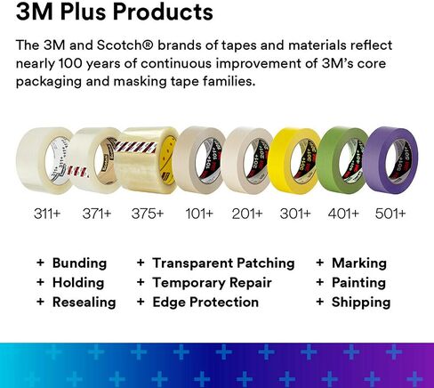3M 501+ High Temperature Masking Tape, Purple, 1.89 in x 2.15 in – Strong Holding Power for Automotive, Specialty Vehicle and Industrial Markets in Saudi Arabia