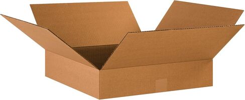 AVIDITI 17 x 17 x 4 Corrugated Cardboard Boxes, Flat 17"L x 17"W x 4"H, Pack of 25 | Shipping, Packaging, Moving, Storage Box for Home or Business, Strong Wholesale Bulk Boxes in Saudi Arabia