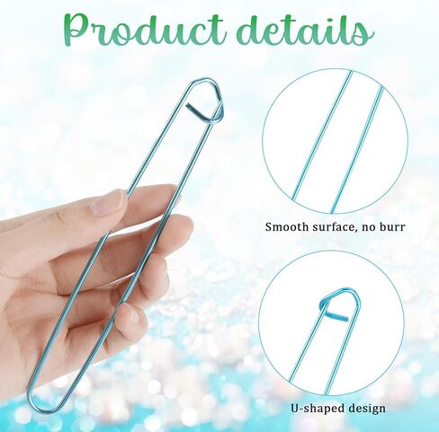 18 PCS Knitting Stitch Holder, 6 Size Yarn Stitch Holder Set for Crochet Knitting Needle, Aluminum Yarn Stitch Holders Practical Knitting Crochet Tools for Knitting Notions or Crochet, Colorful in Saudi Arabia