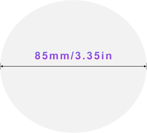 200 PCS 85mm Clear Film, Plastic Film for Button Maker Machine 75mm/3 inch in Saudi Arabia