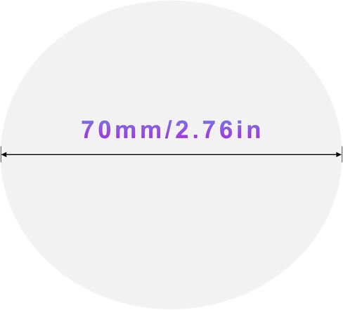 200 PCS 85mm Clear Film, Plastic Film for Button Maker Machine 75mm/3 inch in Saudi Arabia