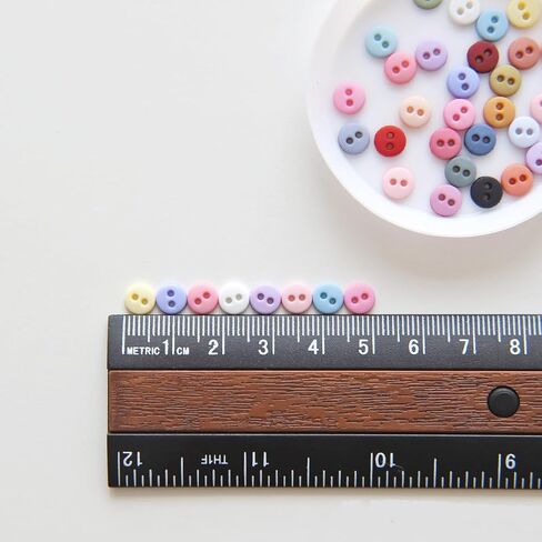 100pcs Cartoon Mini Buttons - Adorable Round Buttons for DIY Crafts, Doll Shoes, Clothing Decor, Garment Sewing, Scrapbooking, and Card Making in Kuwait