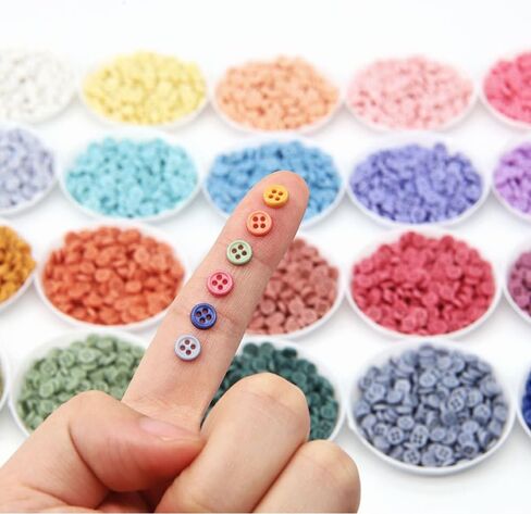 100pcs Cartoon Mini Buttons - Adorable Round Buttons for DIY Crafts, Doll Shoes, Clothing Decor, Garment Sewing, Scrapbooking, and Card Making in Kuwait