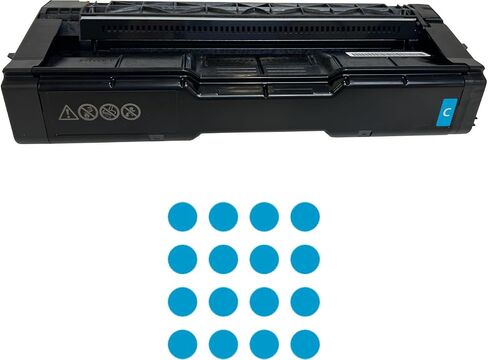 RICOH Genuine Yellow Toner Cartridge C125 P & C125MF in Saudi Arabia