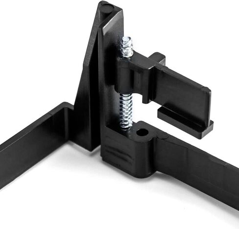 Cosfox 1 Gang Low Voltage Mounting Bracket for Passing Though Telephone Wires, Network Cables, HDMI, Coaxial, Speaker Cables, TVCable, Pack of 12, Black, 24 Screws and Cutting Template Included in Kuwait