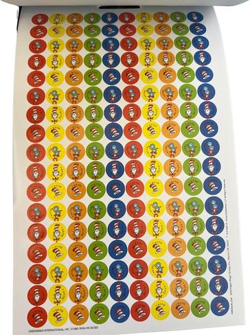 Everything Kids Dr. Seuss Sticker Book - with Foil - 245 Stickers! Ages 3+, Purple in Saudi Arabia
