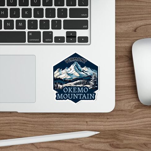Okemo Mountain Vermont Sticker Travel Outdoors Decal Vinyl Small Waterproof for Water Bottle Mug Passport Book Scrapbook Notebook Laptop Tumbler Skateboard Computer Phone Size 4" Funny Gift ID44990 in Saudi Arabia