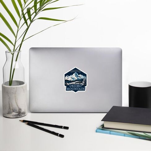 Okemo Mountain Vermont Sticker Travel Outdoors Decal Vinyl Small Waterproof for Water Bottle Mug Passport Book Scrapbook Notebook Laptop Tumbler Skateboard Computer Phone Size 4" Funny Gift ID44990 in Saudi Arabia