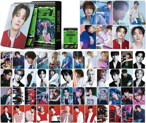 4Pack/220PCS Stray-Kids Photocards,Stray-Kids Lomo Cards Greeting Cards for Collection(Green) in Saudi Arabia