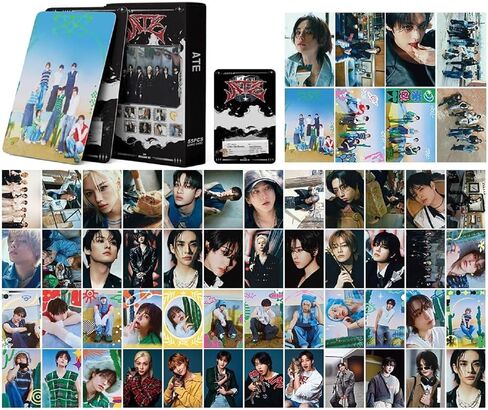 4Pack/220PCS Stray-Kids Photocards,Stray-Kids Lomo Cards Greeting Cards for Collection(Green) in Saudi Arabia