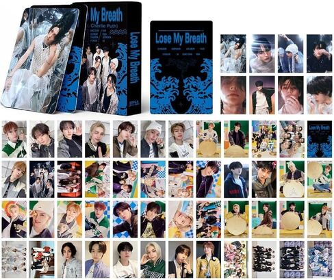 4Pack/220PCS Stray-Kids Photocards,Stray-Kids Lomo Cards Greeting Cards for Collection(Green) in Saudi Arabia