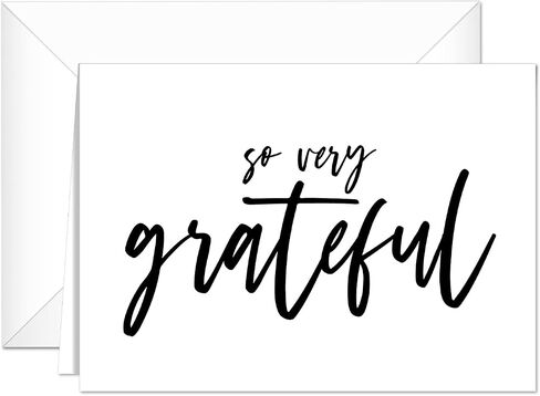 Thank You Coloring Note Cards / 24 Color Yourself Grateful Cards With Envelopes / 6 Floral Appreciation Designs / 3 1/2" x 4 7/8" Black White Coloring Gratitude Notes in Kuwait