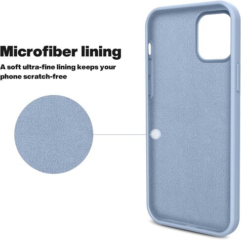 OTOFLY Compatible with iPhone 12 Pro Max Case 6.7 inch(2020),[Silky and Soft Touch Series] Premium Soft Liquid Silicone Rubber Full-Body Protective Bumper Case for iPhone 12 ProMax Case(Stone) in Saudi Arabia