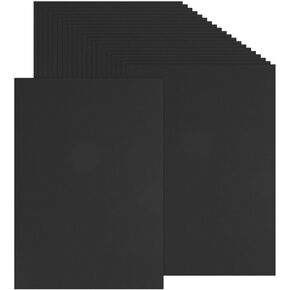 PATIKIL 100 Sheets Colored Cardstock Paper, A4 Size 230GSM Thick Card Stock Printed Colored Paper for DIY Crafts Scrapbooking Card Making Party Decors, Black