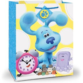 Blue's Clues Large Multicolor Paper Gift Bag (1 Pc.) - Premium Quality & Eye-Catching Design - Perfect for Children's Parties & Surprises