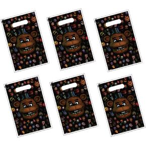 30Pcs Five Nights Goodie Bags Gift Bags Party Supplies Birthday Decoration Gift Bags Five Nights Birthday Party Decorations in Saudi Arabia