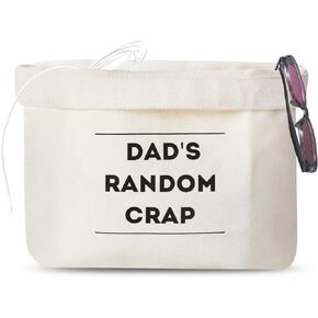 Christmas Funny Gifts for Dad from Daughter Wife Son,Christmas Bag Gifts for Dad Stepdad from Kids,First Fathers Day Unique Gifts for New Dad,Dad Birthday Gifts,Dad's Random Crap Bag