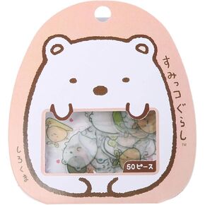 Bear 3cm Cute Cartoon Animals Transparent PVC Stickers for Diary Calendar Albums Decoration Scrapbook Planner Journal Child DIY Toy School Office Supplies