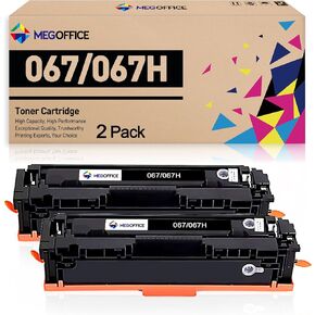 Compatible Toner Cartridge Replacement for Canon 067 067H Black Toner Cartridge CRG-067H CRG067 High Yield for Canon imageCLASS MF656Cdw LBP632Cdw MF653Cdw MF654Cdw (Black, 2 Pack)