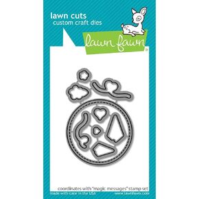 LAWN FAWN Magic Messages Lawn Cuts Custom Craft Die