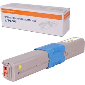 Compatible Toner Cartridge for Oki C332dn C332 MC363dn MC363 Replacement for 46508701 Yellow 3,000 Pages（1PACK