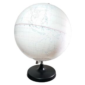 GLBWO Plastic Gsc Write-On Dry Erase Globe, White, 32 Centimeters
