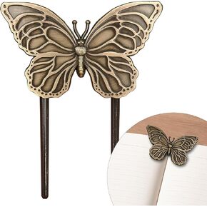 Vintage Brass Butterfly Book Clip – Hands-Free Page Holder for Journals and Books, Ideal Gift for Readers and Writers