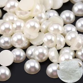 10000 قطعة 1.5 مم مسمار الفن مسطح نصف دائري لؤلؤ عاجي مسطح للأظافر الوجه والجسم يشكلون الحرف الصغيرة نصف لؤلؤ أحجار الراين للمنزل DIY الأظافر أحذية صالون الاستخدام in Kuwait