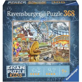 Ravensburger Escape Kids Puzzle - Amusement Park Plight 368 Piece Jigsaw Puzzle for Kids - 12936 - an Escape Room Experience in Puzzle Form