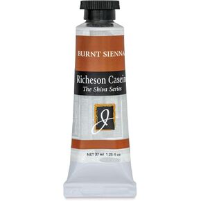 Jack Richeson Artist Casein Colors, 37-Millilitre, Burnt Sienna